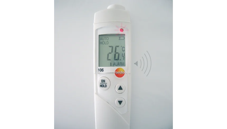 Testo 106 — Thermomètre Professionnel à Mesure à Cœur pour Boulangerie