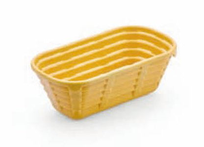 Banneton Plastique Long pour Pousse du Pain (245 x 135 x 85 mm) 500g - Scaritech