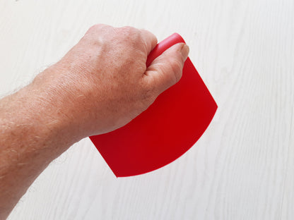 Coupe-Pâte Rond Tout Plastique Rouge - Scaritech