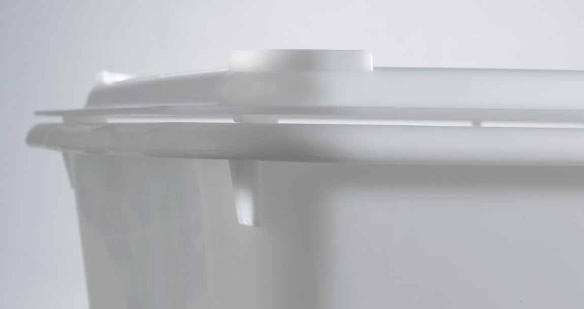 Couvercle Rectangle Blanc pour Bac 20L Néo et 9.8L - Scaritech