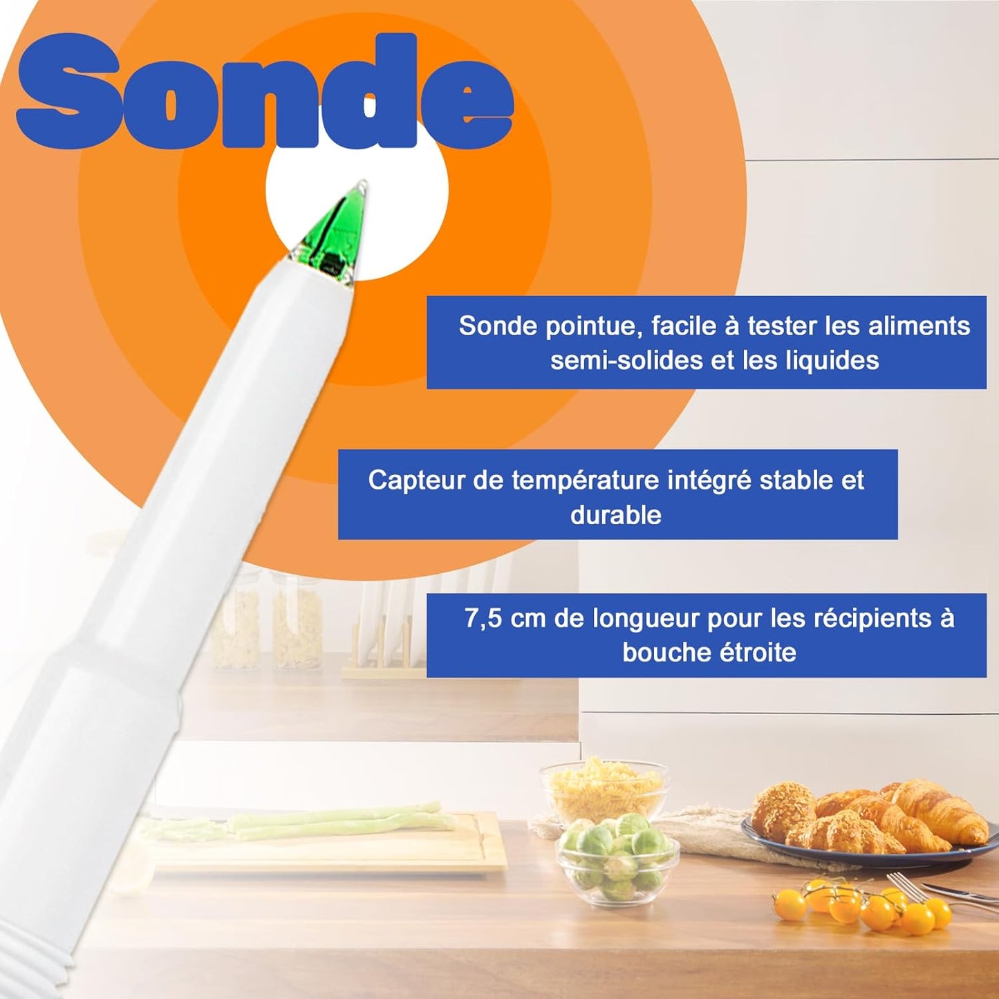 pH-Mètre Alimentaire de Précision pour Pâte à Pain et Levain