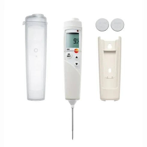 Testo 106 — Thermomètre Professionnel à Mesure à Cœur pour Boulangerie